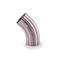 Metalowy stop niklu Inconel 625 Najlepszy 45 stopniowy stołek spawany łokieć ASME B16.9 Zindywidualizowany rozmiar Srebra