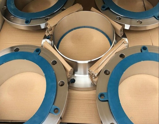 ASME B16.5 S32750 Duplex Spawany kołnierz ASTM UNS32760 8 "Sch40s Super Duplex Złączki do rur ze stali nierdzewnej