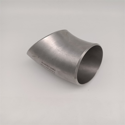 Sliver Astm B466 Uns C71500 Cuni7030 Złączki rurowe 45 stopni Kolanko