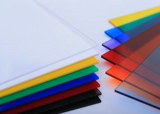 Odlew przezroczysty, barwiony w kolorze arkusz akrylowy Pmma Plexi Glass 1mm 2mm