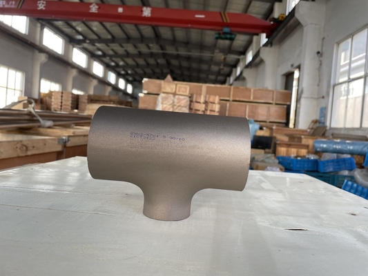 Złączki do rur ze stali stopowej EQUAL TEE 2 "2,5 mm EEMUA 146/1 ASTM B466 UNS C70600 TEE