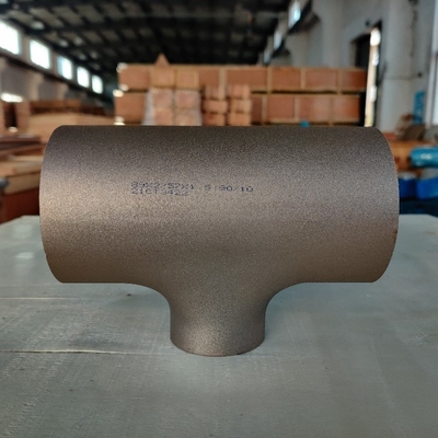 Złączki do rur ze stali stopowej EQUAL TEE 6 &quot;3,5 mm EEMUA 146/1 ASTM B466 UNS C70600 TEE