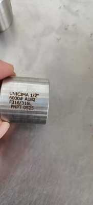 Złączki rurowe ze stali nierdzewnej 316L EQ Coupling Gwintowane złączki kute 6000 # 1/2 &quot;