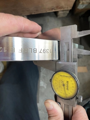 Kołnierz ze stali Super Duplex RF UNS 32760 10 "1500 # Kute łączniki rurowe