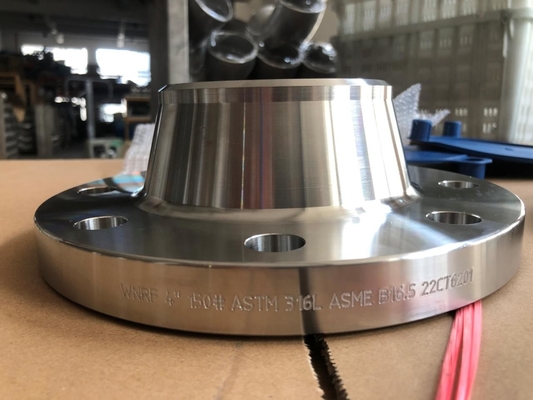 Szyjka spawalnicza Duplex Kołnierz ze stali nierdzewnej A182 GR.F51 ASME B16.5 Klasa 150 #