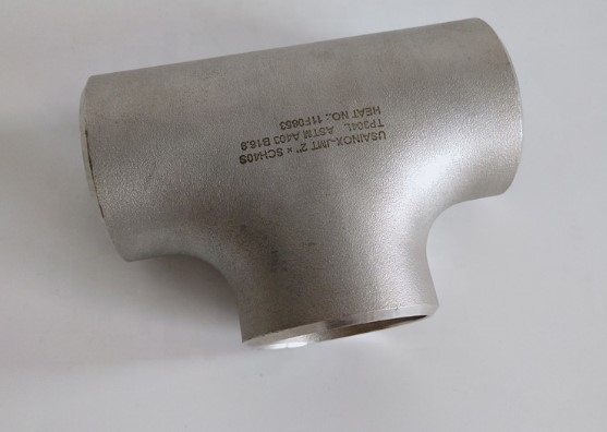 Złączki rurowe ze stali nierdzewnej Duplex BW Equal Tee UNS S31803 ASME B16.9 SCH10S