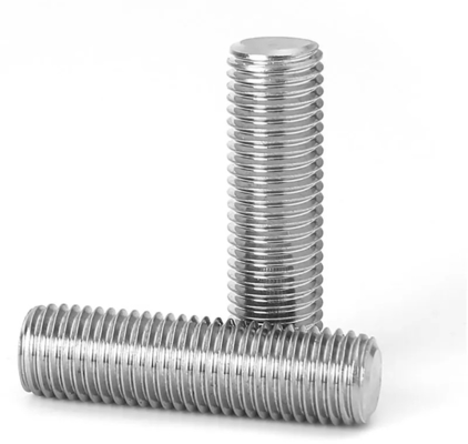 JIS ASTM A453 Gr 660 32750 32760 2205 N08020 N4400 stal stopowa M100 Fosforowana śruba dwustronna Pręt gwintowany