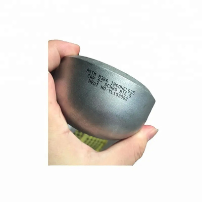 Zaślepka do rur ze stopu niklu Zaślepka Inconel 625 3 &quot;88,9 mm Xs Grubość ścianki Bezszwowa zaślepka do rur SCH80