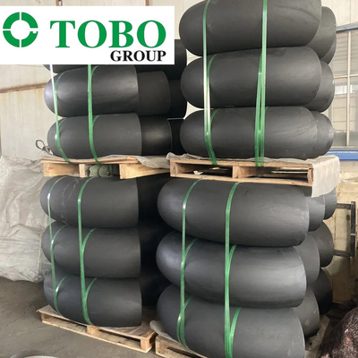 Złączki rurowe ze stali węglowej Kolanko BW A234 WPB 4 "SCH40S 90D / 180D ASME B16.9