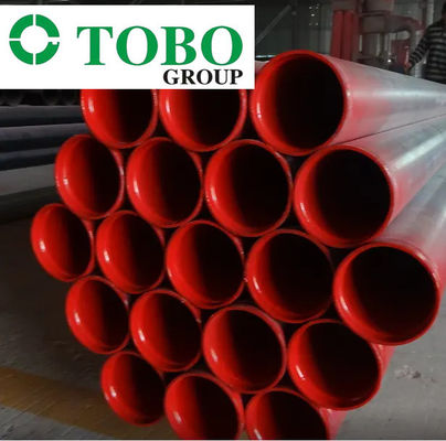 Rura stalowa API5L X52 PSL1 6 cali SCH40 pokryta tworzywem sztucznym DIN 30678