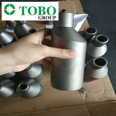 Złączki rurowe ze stali stopowej tytanu ASTM B363 Ti Gr7 2 '' x 1'' SCH10S x SCH40S Nypel ze stopu tytanu