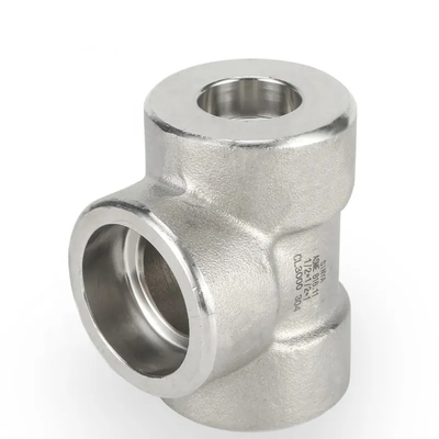 ASME B16.11 NPS3 #3000 NPT-F Równy gwintowany trójnik SA-182 F304L / SA-403 WP304L