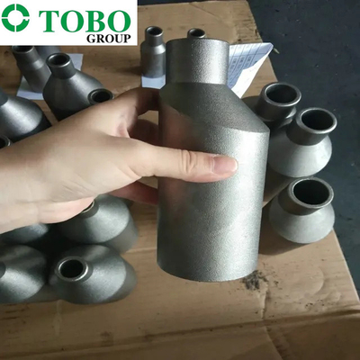 Złączki rurowe ze stali stopowej tytanu ASTM B363 Ti Gr7 2 '' x 1'' SCH10S x SCH40S Nypel ze stopu tytanu