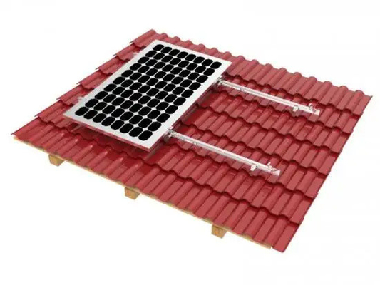 TOBO Gorąca sprzedaż Aluminium Solar Roof Mounting Brackets Photovoltaic Bracket System For Glazed Tile Rooftop