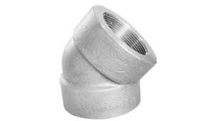 Kolano gwintowane męskie 90°/45° o krótkim promieniu, zgodne z ASME B16.9, złączka rurowa, wyprodukowana