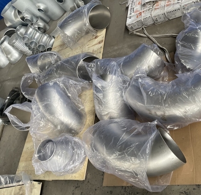 Metalowy stop niklu Inconel 600 Wysokiej jakości 45 stopni Łokieć Butt Fittings spawania ASME B16.9