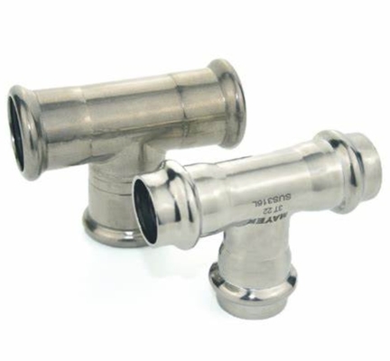 Metalowe stali nierdzewnej wysokiej jakości B366 WPNIC11 Stopni niklowej redukującej Tee 3&quot;X6&quot; STD ASME B16.9
