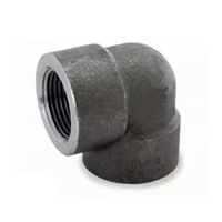 Alloy Steel Pipe Fittings 90° Threaded Elbow A182 F12 3" SCH60 For Connection