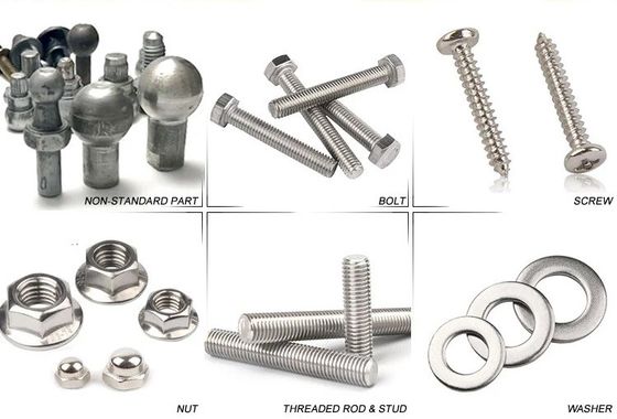 ASTM A453 Mechaniczna śruba dwustronna z gwintem 7/8 "Din975, czarna, gruba, ocynkowana