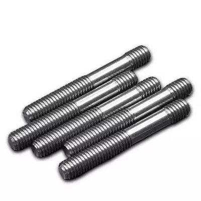 ASTM A453 Mechaniczna śruba dwustronna z gwintem 7/8 "Din975, czarna, gruba, ocynkowana