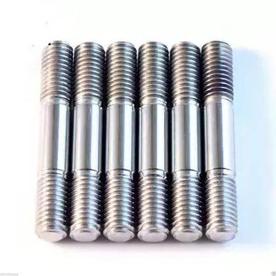 ASTM A453 Mechaniczna śruba dwustronna z gwintem 7/8 "Din975, czarna, gruba, ocynkowana