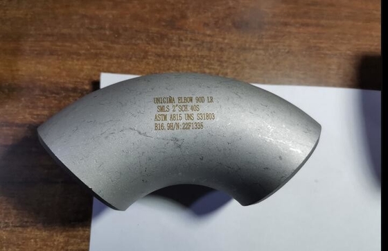 Bezszwowe spawanie doczołowe Kolanko o długości 90° 6”SCH-10S ASTM N08825 Stop 825