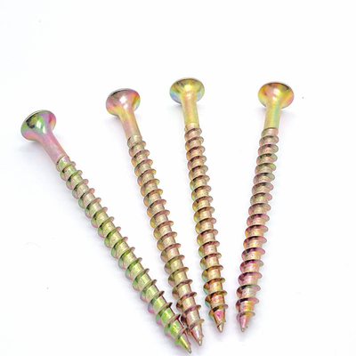 Wkręty / Wkręty do drewna Wysokiej jakości wkręt do obróbki cieplnej drewna Ocynkowana śruba do płyty wiórowej