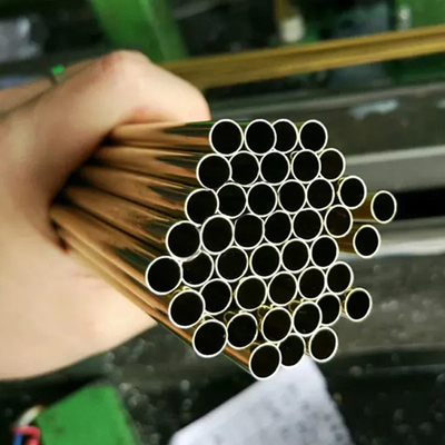 Rury miedziane ze stopu niklu CuNi10Fe1Mn 8-calowa bezszwowa prosta okrągła rura miedziana