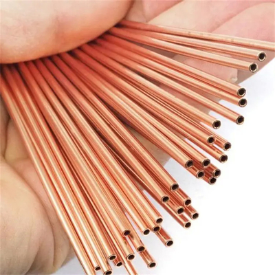 Miedziana rura niklowa Bez szwu C70600 C71500 C12200 Prosta rura ze stopu miedzi 6 m 0,8 mm