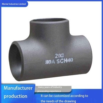 Duplex Złączki do spawania doczołowego ze stali nierdzewnej UNS S31803 Trójnik redukcyjny 3 X 2 ASME B16.9