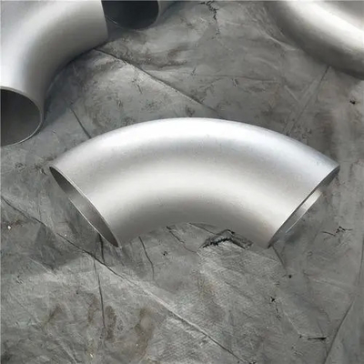 Niestandardowe różne rozmiary ASTM B366 Stop 625 Unz Aluminium Stopy stali nierdzewnej 45 stopni / 90 stopni Łokieć