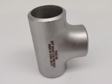 ASTM ASME B16.9 3 '' STD A403 WP304L Łącznik rurowy ze stali nierdzewnej Równa trójnik