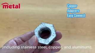 Adaptery miedziane (męskie i żeńskie) | Gwintowane złącza rurowe