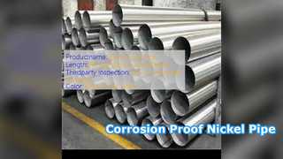 Rura spawana ze stopu niklu ASTM B165