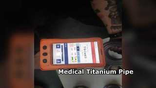 Biokompatybilne przyrządy medyczne do rur ze stopu tytanu