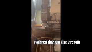 Bezszwowa rura tytanowa GR5, polerowane wykończenie
