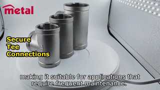 Trójnik miedziany z gwintem żeńskim | Bezpieczne połączenia oddziałów